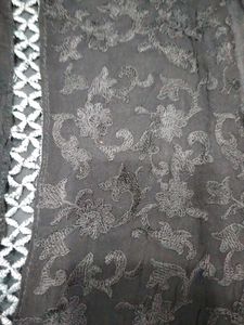 Elegant Black Embroidered Kurta Set