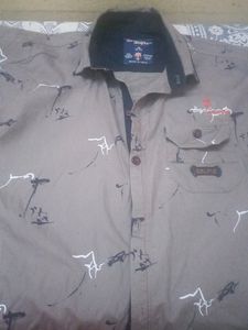 Grey Cotton Half Sleeves SHIRT 12-13 Yrs