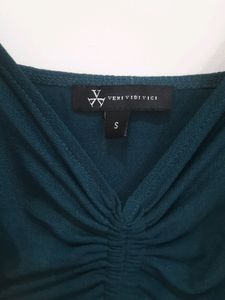 Ruched Crop Top Veni Vidi Vici
