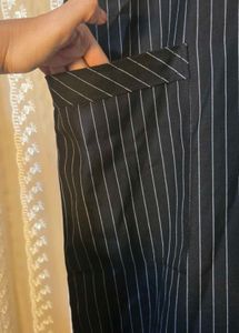 Striped Sleeveless Maxi Dress