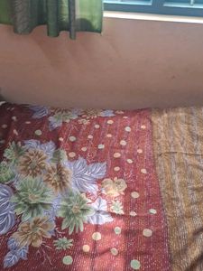 Elegant Ombre Brown &amp; Burgundy shimmery saree
