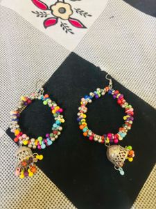 Colourful Jhumka Earrings
