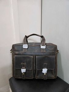 Vintage Leather Briefcase