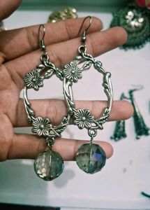assorted jewellery earrings jar