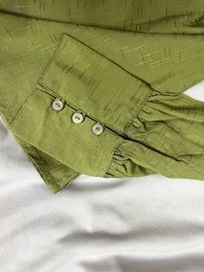 Chic Green Long Sleeve Top✨🍀💚