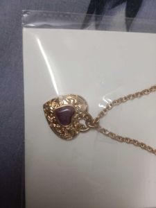 Vintage Heart Pendant Necklace