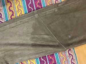 Dark Mustard  Skinny Velvet Pants