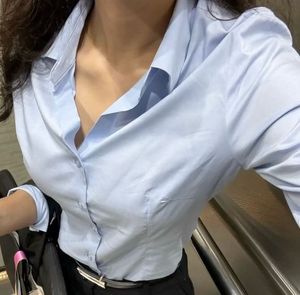 Light Blue Button-Up fitted Shirt Outfit