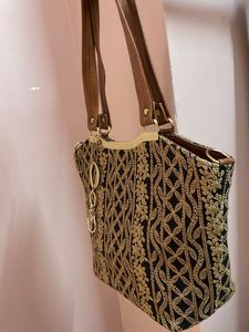 Vintage Embroidered Shoulder Bag