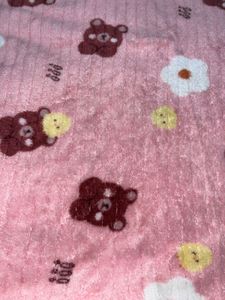 Cute Pink Bear Pajama Top
