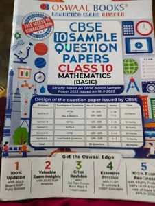 Oswal Mathematics Class 10th Book
