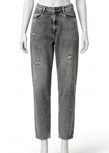 Stylish Washed Grey Denim Jeans