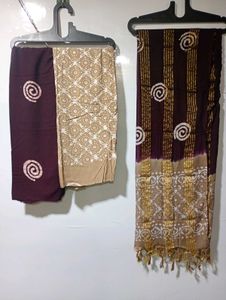 beautiful batik print dress material