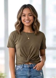 UltraSoft Mocha Knot T-Shirt