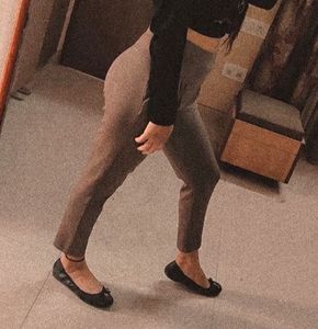 Stylish Brown Pleated Trousers