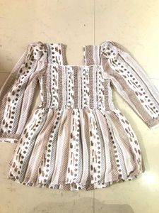Stylish Printed Peplum Kurta