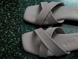 Criss-Cross Strap Flat Sandals