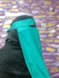 Elegant Teal Niqab
