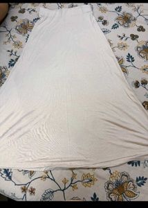 Cream Pencil Skirt