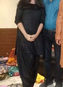 Black Patiala Salwar And Kurta