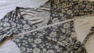 Floral Print Silk Wrap Dress