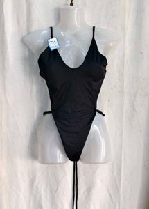 I. Black One-Piece Swimsuit