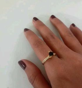 Black Heart Ring