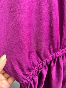 Elegant Purple Tiered Maxi Dress
