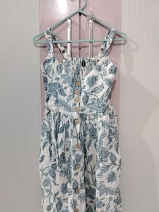 Floral Print Button-Down Dress