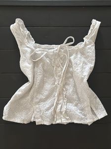 Chic White Lace Corset Top