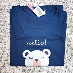 Cute Hello Bear Pajama Set