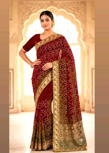 Stunning Sequined Beautiful lahanga design saree