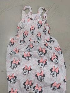 Cute Minnie Mouse Dress for Girls