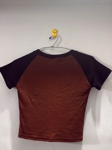 Ribbed Cropped T-Shirt