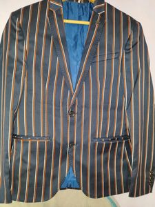 Blackberrys Casual Blue Blazer With Waistcoat