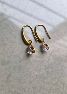 Elegant Gold-Plated Drop Earrings
