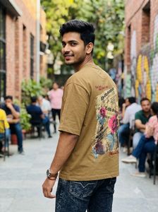 Brown Graphic T-Shirt