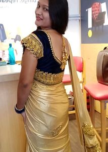Designar Saree With Stitch Blouse