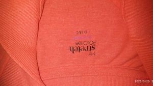 Coral Star Sparkle Tee