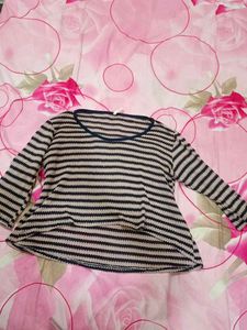 Striped Long Sleeve Top