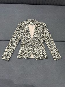 Leopard Print Blazer &amp; Pants Set
