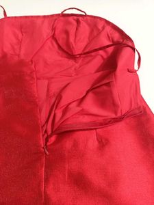 Chic Red Spaghetti Strap Mini Dress Small