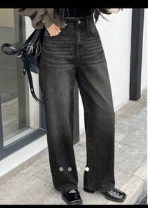 CHARCOAL DENIM WIDE LEG JEANS 👖