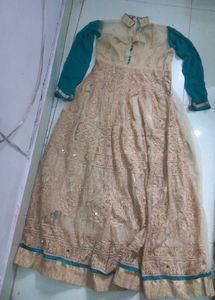 Elegant Embroidered Anarkali Kurta
