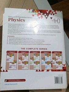 Pearson IIT Foundation Physics and chemistry book