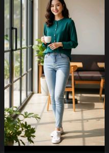 Emerald Green Blouse