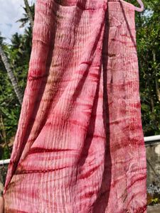 Beautiful Pink Tie-Dye dupatta