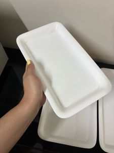 Set of 3 White Trays