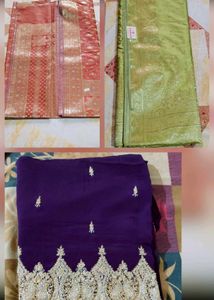 👌❤️2 Bridal silk Saree combo,