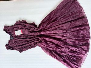 Elegant Ruched Purple Dress
